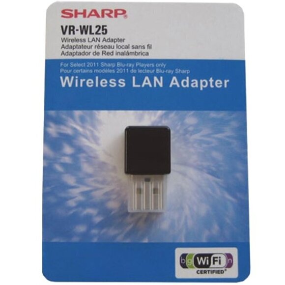 Sharp and OPPO Blu-Ray Player USB WiFi adapter VR-WL25